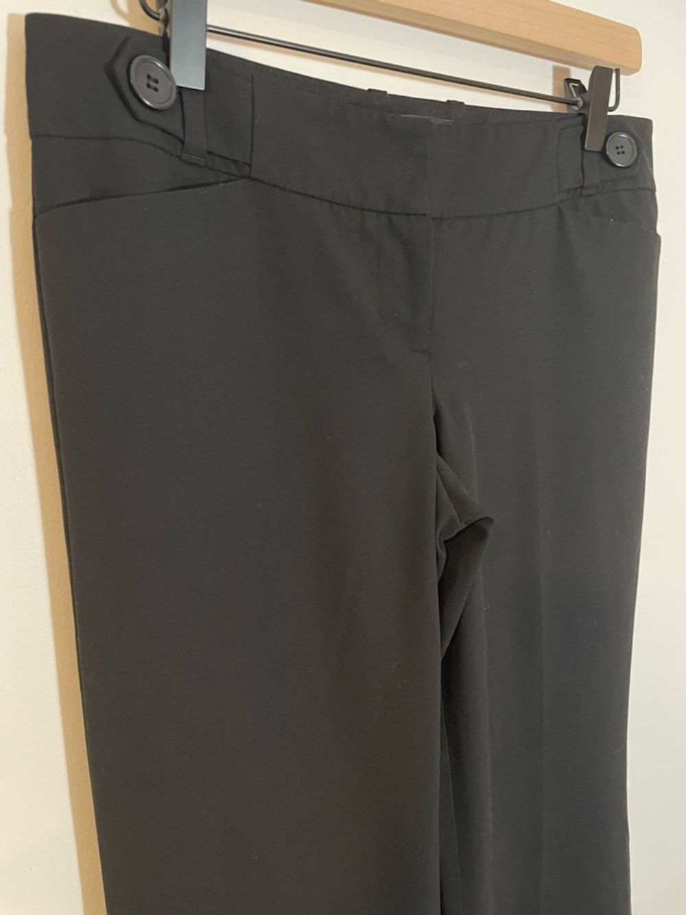 The Limited Drew Fit Black Pants Dress Slacks Office Wear Size 4R Y2K - Picture 3 of 10